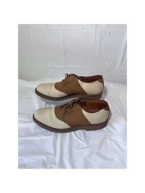 Vintage Walk Over Saddle Oxford Nubuck Suede and Leather Mens 8.5